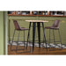 Bolero Bistro Bar Table with Wooden Top Black Bolero
