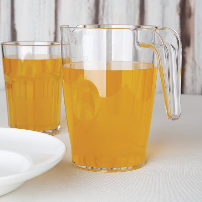 Olympia Kristallon Polycarbonate Stacking Jug 1ltr Olympia