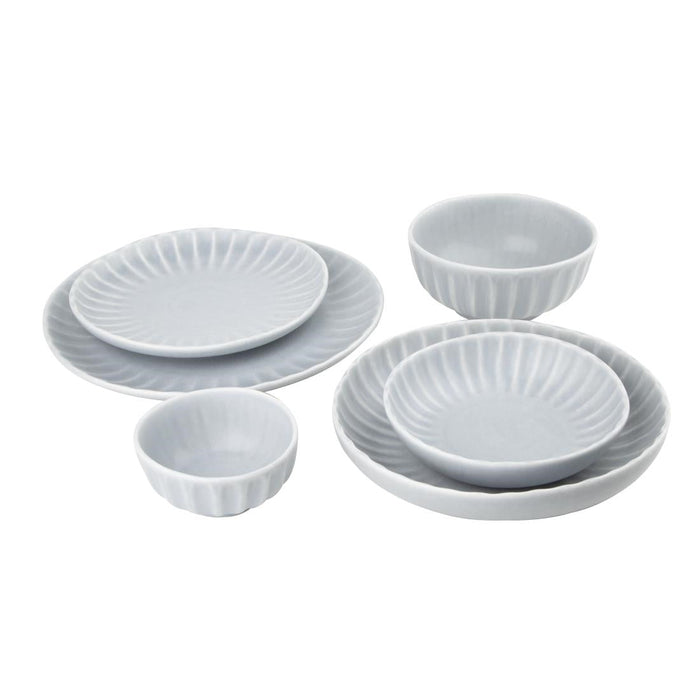 Olympia Corallite Deep Bowls Concrete Grey 150mm (6 Pack) Olympia
