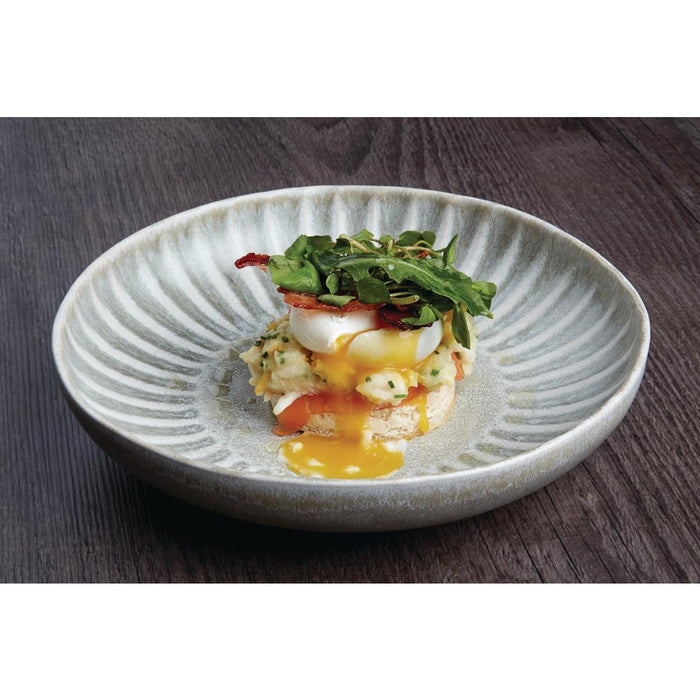 Olympia Corallite Coupe Bowls Concrete Grey 220mm (6 Pack) Olympia