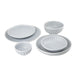 Olympia Corallite Coupe Bowls Concrete Grey 220mm (6 Pack) Olympia