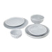 Olympia Corallite Coupe Bowls Concrete Grey 160mm (6 Pack) Olympia
