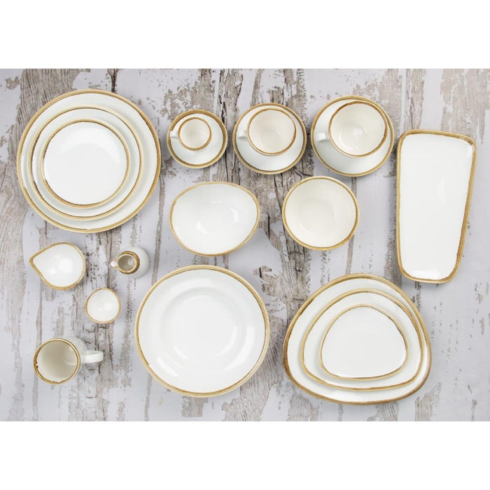 Olympia Kiln Round Bowl Chalk 140mm 635ml (6 Pack) Olympia