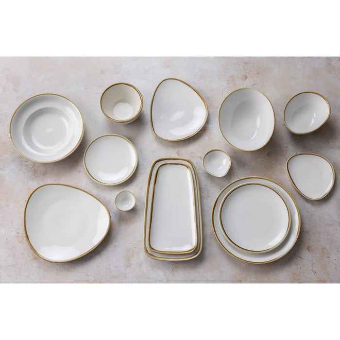 Olympia Kiln Platter Chalk 335mm (4 Pack) Olympia