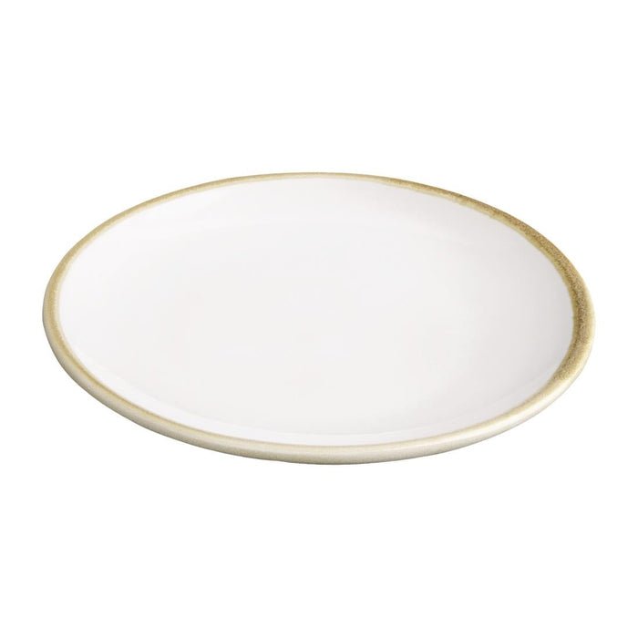 Olympia Kiln Round Coupe Plate Chalk 180mm (6 Pack) Olympia