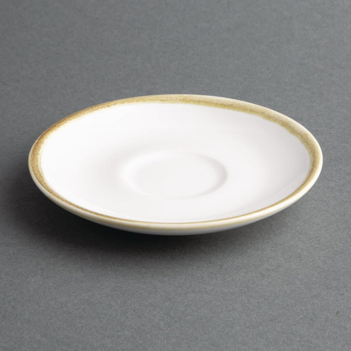 Olympia Kiln Espresso Cup Saucer Chalk 115mm (6 Pack) Olympia