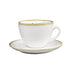 Olympia Kiln 230ml Cup Saucer Chalk 140mm (6 Pack) Olympia