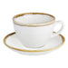 Olympia Kiln 340ml Cup Saucer Chalk 160mm (6 Pack) Olympia