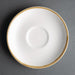 Olympia Kiln 340ml Cup Saucer Chalk 160mm (6 Pack) Olympia