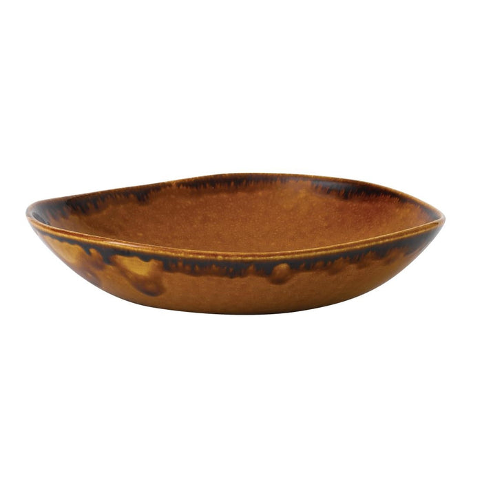 Dudson Harvest Trace Organic Bowls Brown 253mm (12 Pack) Churchill