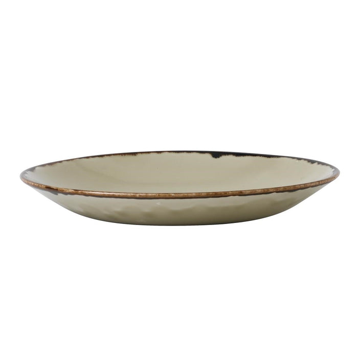 Dudson Harvest Deep Coupe Plates Linen 255mm (12 Pack) Churchill