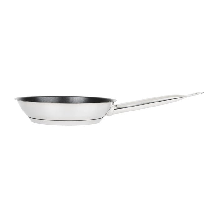 Vogue Stainless Steel Non-Stick Teflon Platinum Plus Frying Pan 20cm Vogue