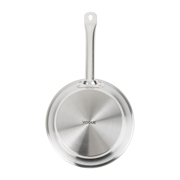 Vogue Stainless Steel Non-Stick Teflon Platinum Plus Frying Pan 20cm Vogue
