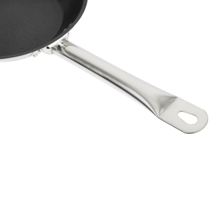 Vogue Stainless Steel Non-Stick Teflon Platinum Plus Frying Pan 20cm Vogue