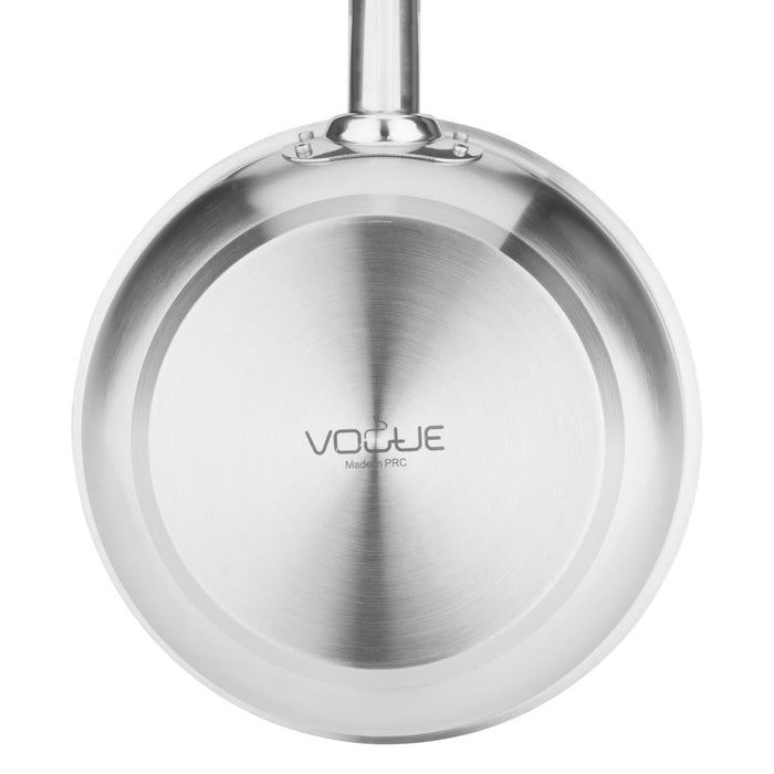 Vogue Stainless Steel Non-Stick Teflon Platinum Plus Frying Pan 28cm Vogue