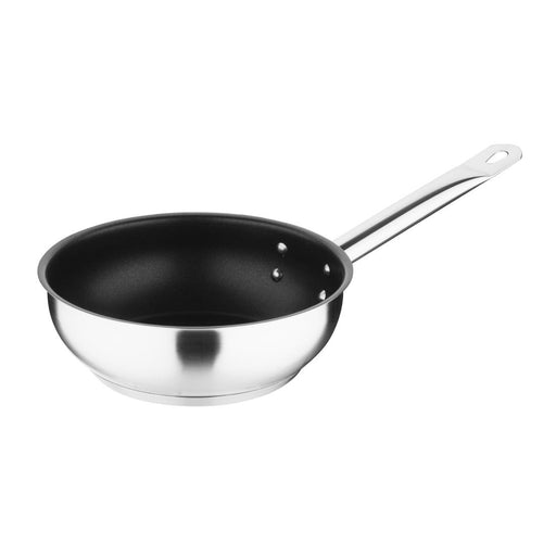 Size:20cm. Capacity: 1.97Ltr. Material: Stainless steel. Induction compatible. Compatible with lid: M949.
