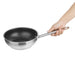 Vogue Stainless Steel Non-Stick Teflon Platinum Plus Sauté Pan 20cm Vogue