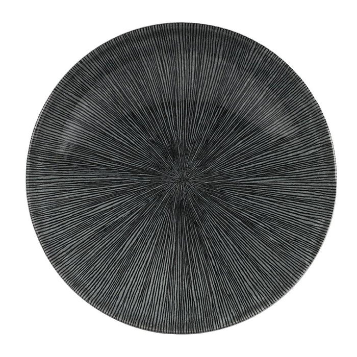 Churchill Studio Prints Agano Coupe Bowls Black 248mm (12 Pack) Churchill