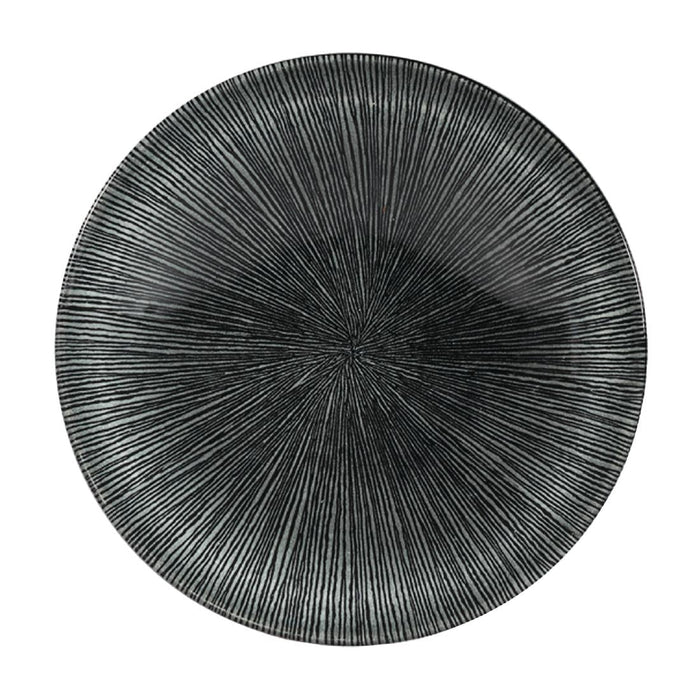 Churchill Studio Prints Agano Coupe Bowls Black 182mm (12 Pack) Churchill