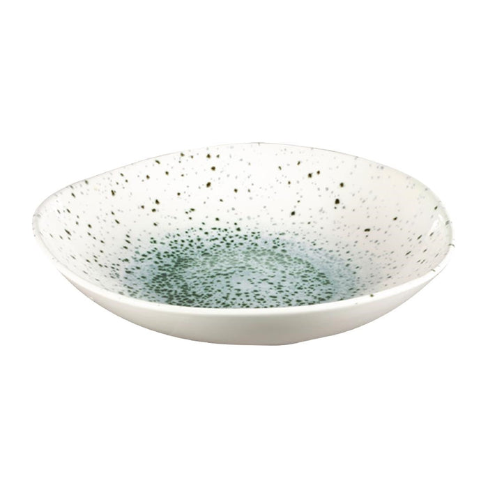 Churchill Studio Prints Mineral Green Centre Organic Round Bowls 253mm (12 Pack) Churchill