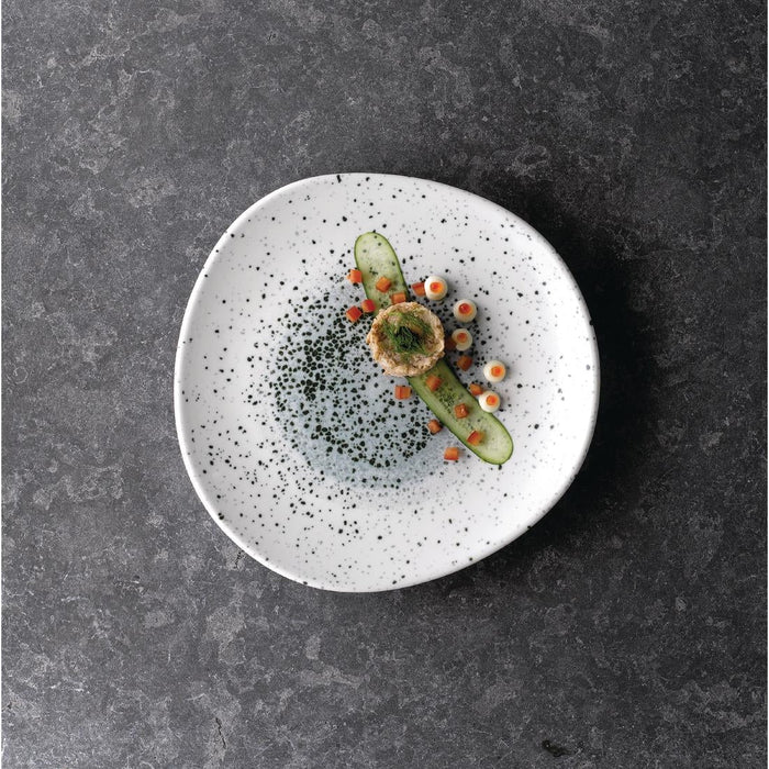 Churchill Studio Prints Mineral Blue Centre Organic Round Plates 210mm (12 Pack) Churchill