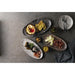 Churchill Studio Prints Stone Chefs Plates Quartz Black 347 x 173mm (6 Pack) Churchill
