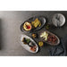 Churchill Studio Prints Stone Chefs Plates Quartz Black 299 x 150mm (12 Pack) Churchill