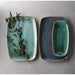 Churchill Stonecast No. 9 Oblong Chefs Plates 355 x 245mm Samphire Green (6 Pack) Churchill