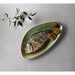 Churchill Stonecast Triangular Chefs Plates Samphire Green 355 x 188mm (6 Pack) Churchill