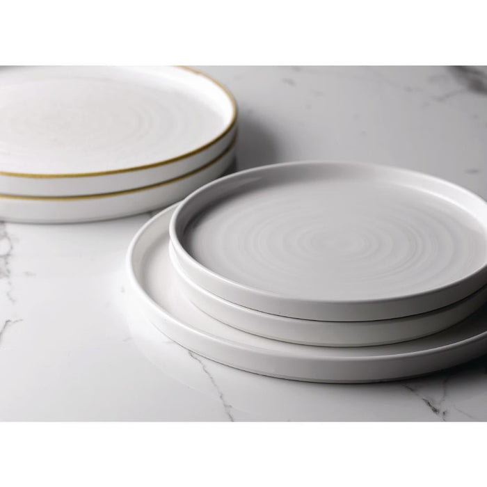 Churchill Stonecast Walled Chefs Plates Barley White 260mm (6 Pack) Churchill