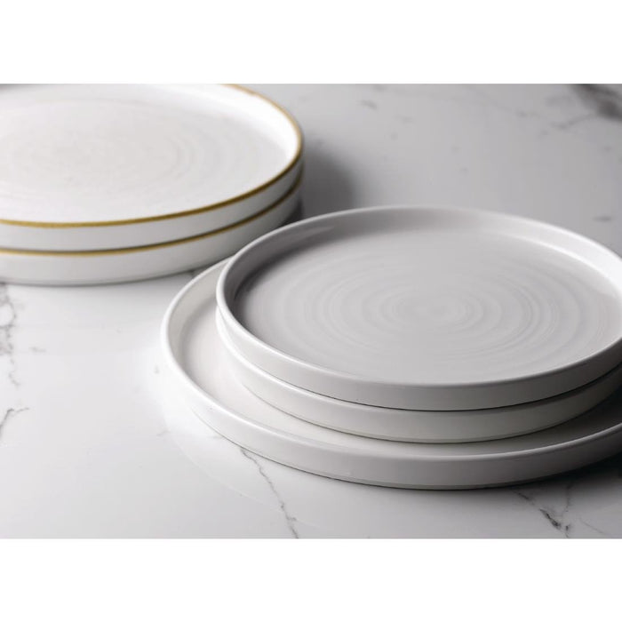 Churchill Chefs' Plates Walled Plates White 260mm (6 Pack) Churchill