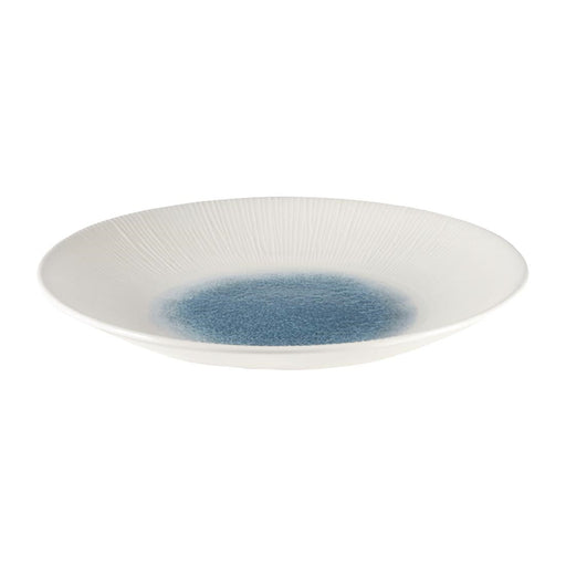 Churchill Bamboo Centre Print Deep Coupe Plates Topaz Blue 281mm (12 Pack) Churchill