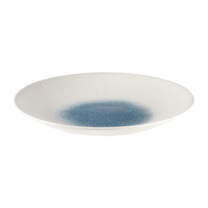 Churchill Bamboo Centre Print Deep Coupe Plates Topaz Blue 281mm (12 Pack) Churchill