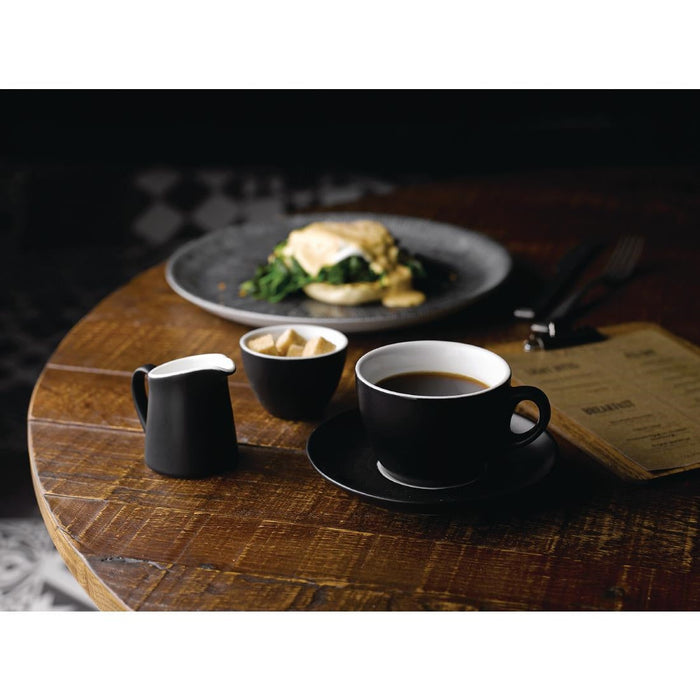 Churchill Studio Prints Agano Coupe Plates Black 288mm (12 Pack) Churchill