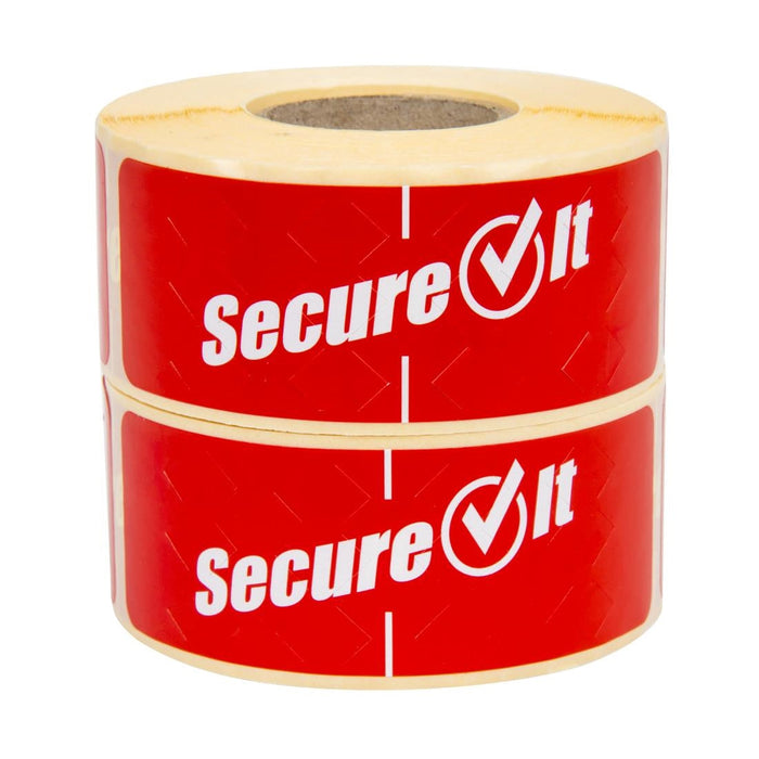SecureIt Tamper-Resistant Removable Food Packaging Labels Small (2 x 250 Pack) Securit