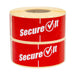 SecureIt Tamper-Resistant Removable Food Packaging Labels Small (2 x 250 Pack) Securit