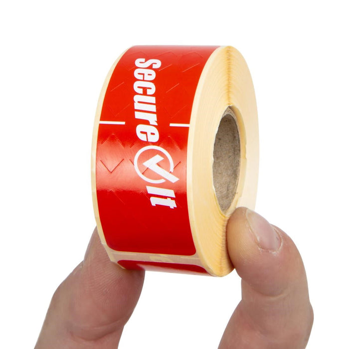 SecureIt Tamper-Resistant Removable Food Packaging Labels Small (2 x 250 Pack) Securit