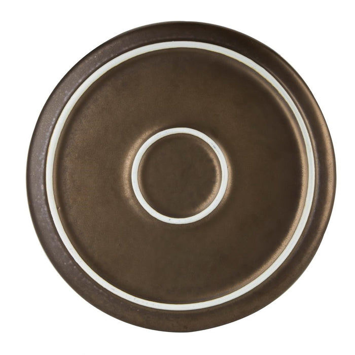 Olympia Ochre Flat Plates 220mm (6 Pack) Olympia