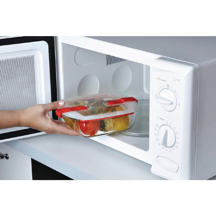 Pyrex Cook and Heat Square Dish with Lid 350ml Pyrex