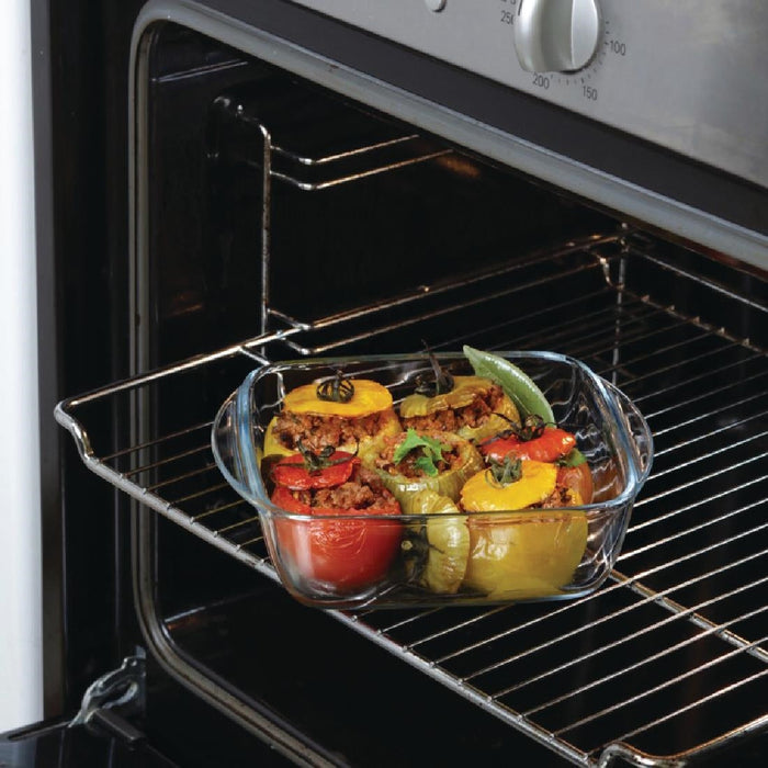 Pyrex Cook and Heat Square Dish with Lid 350ml Pyrex
