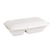 Fiesta Compostable Bagasse Hinged 2-Compartment Food Containers 253mm (200 Pack) Fiesta Compostable