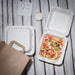 Fiesta Compostable Bagasse Hinged Food Containers 223mm (200 Pack) Fiesta Compostable