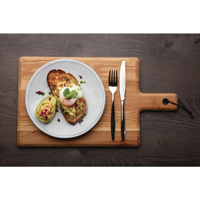 Olympia Oak Wood Handled Wooden Board Large 350mm Olympia