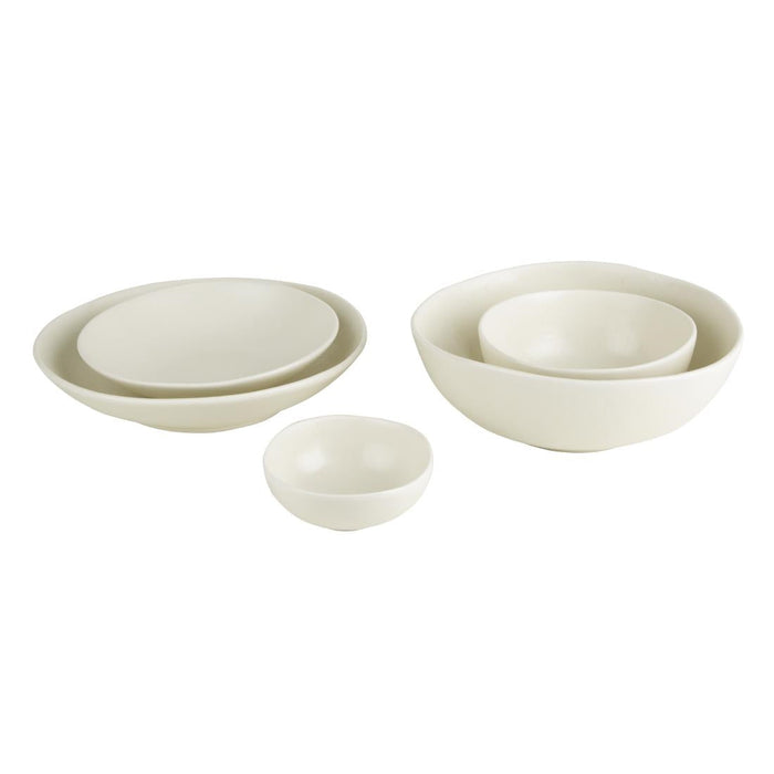 Olympia Build-a-Bowl Deep Bowls White 225mm (4 Pack) Olympia