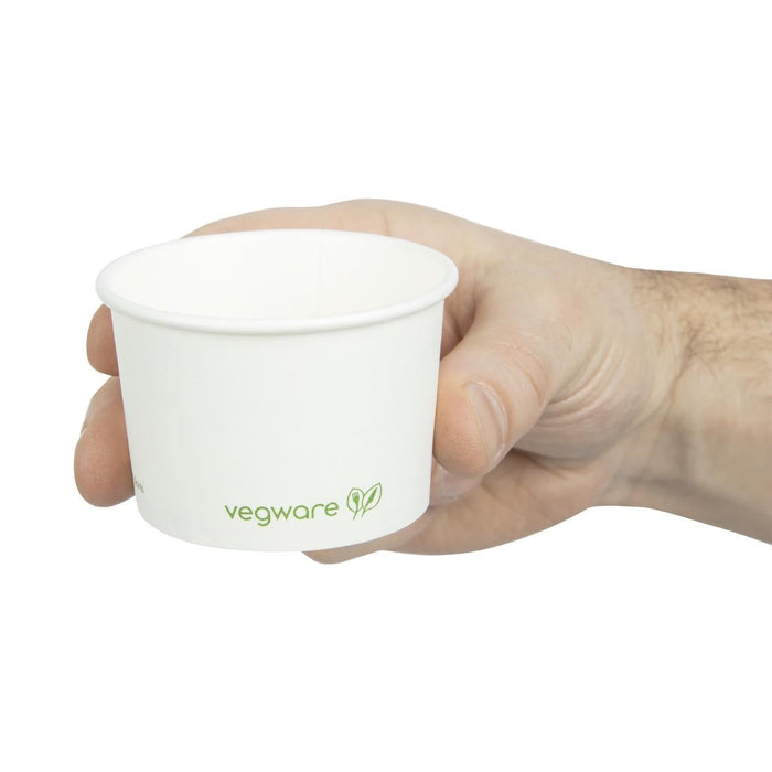 Vegware Compostable Hot Food Pots 4oz (1000 Pack) Vegware