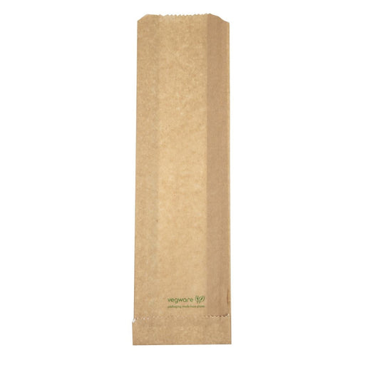 Vegware Compostable Therma Paper Hot Food Bags 356 x 101mm (500 Pack) Vegware
