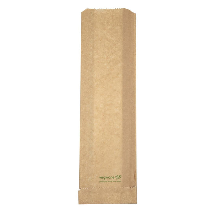 Vegware Compostable Therma Paper Hot Food Bags 356 x 101mm (500 Pack) Vegware