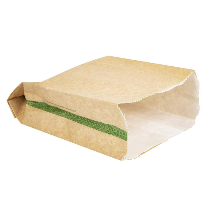 Vegware Compostable Therma Paper Hot Food Bags 229 x 165mm (500 Pack) Vegware