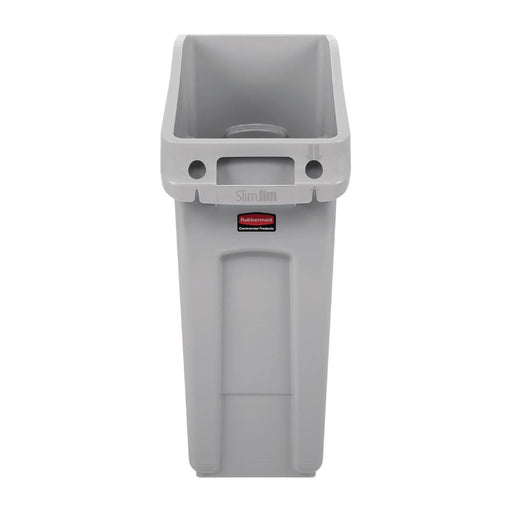 Rubbermaid Slim Jim Under-Counter Bin Grey 49Ltr Slim Jim