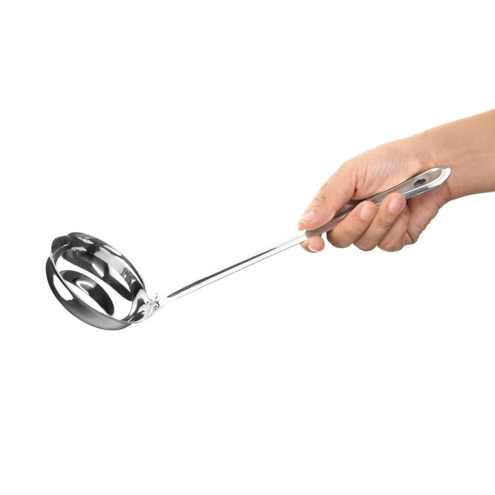 Nisbets Essentials Stainless Steel Plain Ladle 120ml Nisbets Essentials